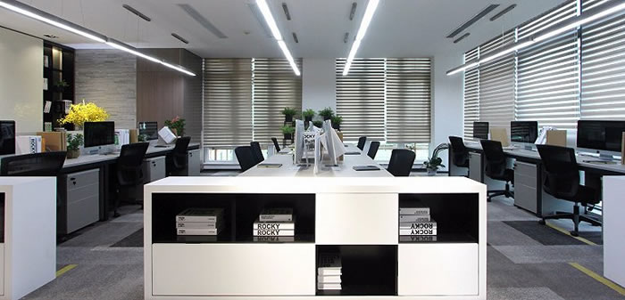 高端寫(xiě)字樓辦公室辦公區(qū)設(shè)計(jì)效果圖