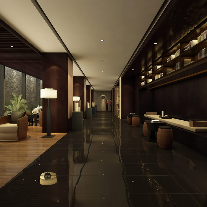 spa水療會所接待區(qū)設(shè)計效果圖