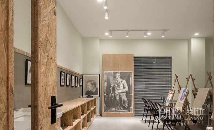 書法繪畫培訓(xùn)學(xué)校裝修設(shè)計(jì)效果圖