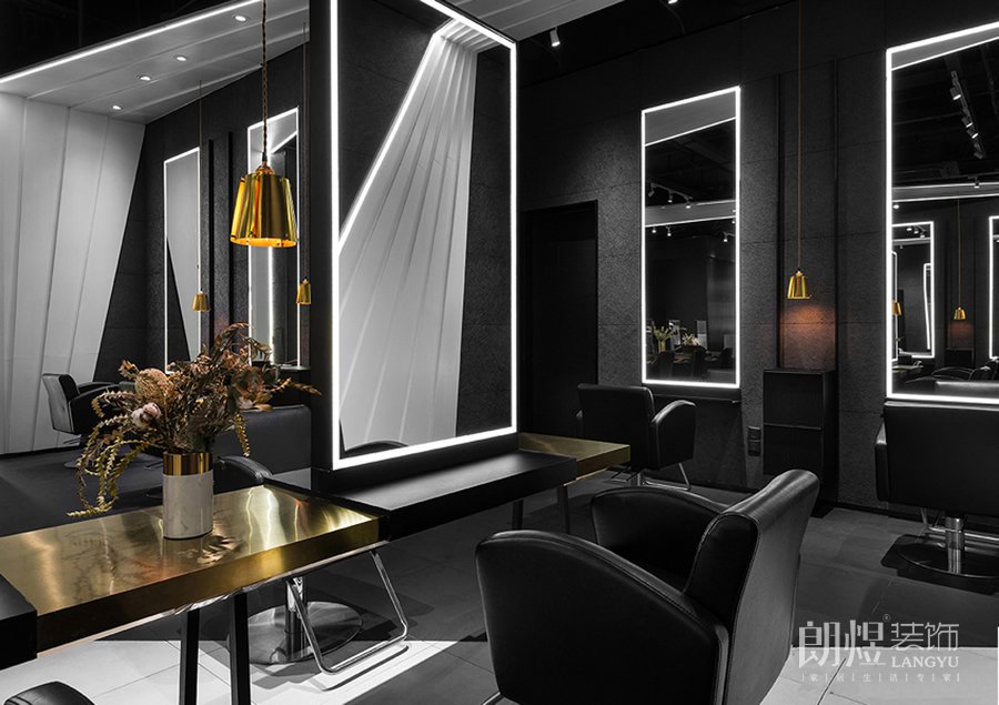 杜尚-復古發(fā)廊細節(jié)裝修圖片