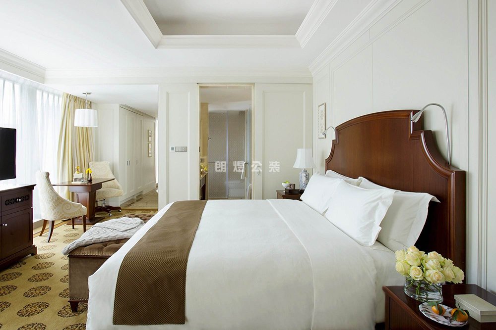 酒店客房背景墻美式設(shè)計風(fēng)格
