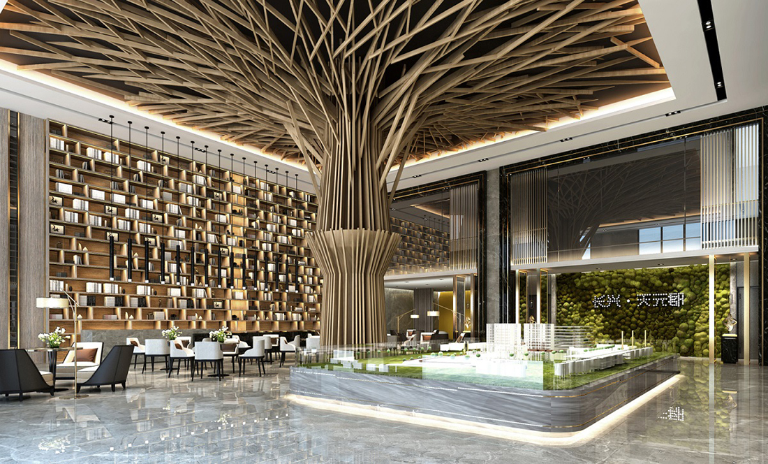 售樓部?jī)?nèi)部裝修設(shè)計(jì)效果圖