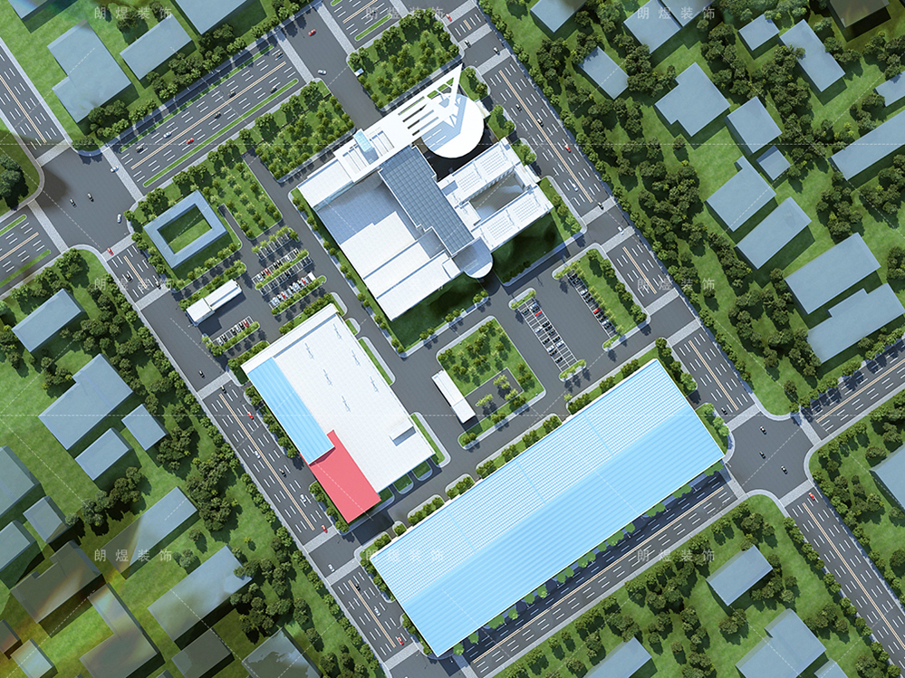 工業(yè)園區(qū)標(biāo)準(zhǔn)廠(chǎng)房裝修效果圖