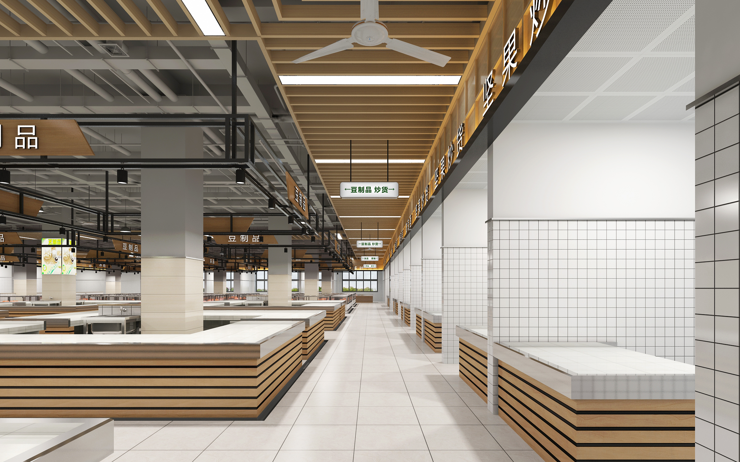 農(nóng)貿(mào)市場裝修設(shè)計(jì)效果圖