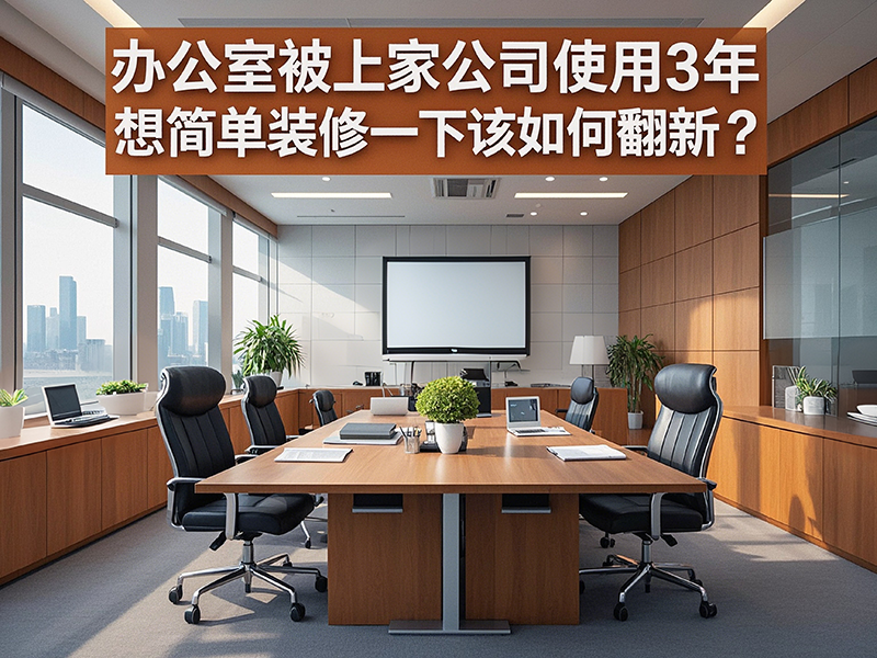 辦公室被上家公司使用3年，想簡單裝修一下該如何翻新？