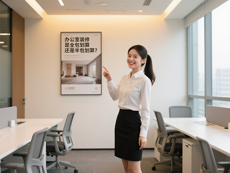 辦公室裝修是全包劃算還是半包劃算？