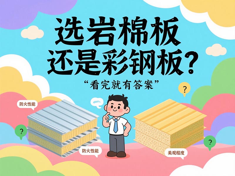 巖棉板和彩鋼板該怎么選